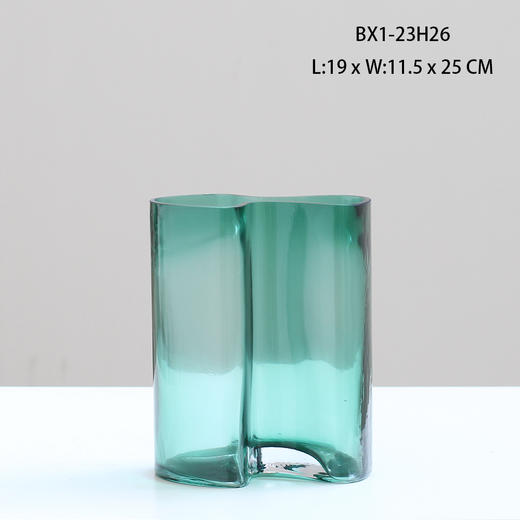 碧轩现代简约创意不规则云朵花瓶居家客厅餐桌软装水培玻璃摆件 商品图6