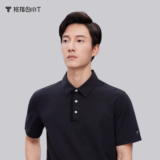 拇指白小T清爽舒适POLO衫 商品图3