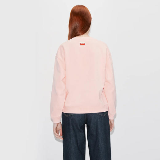 KENZO 高田贤三 女士大象徽标印花棉质长袖卫衣 粉色 FD62 SW093 4MF 34 商品图2