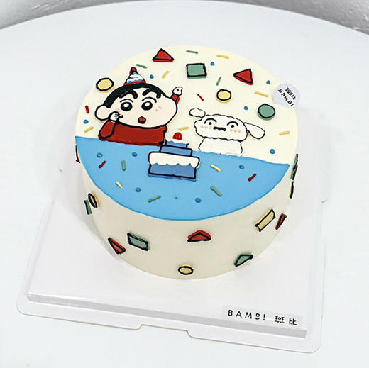 蜡笔小新&小白奶油蛋糕 商品图2