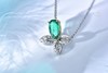 【翩飞】祖母绿蝴蝶花锁骨链    CB12306003 商品缩略图3