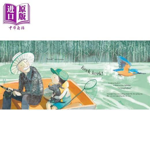 【中商原版】爷爷与翠鸟Grandpa and the Kingfisher英文原版 儿童绘本 生命哲学故事图画书 精品绘本 进口图书 Nosy Crow童书 商品图2