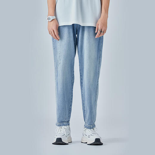 【断码清仓】HX 夏季水洗牛仔长裤C201320044101 商品图0