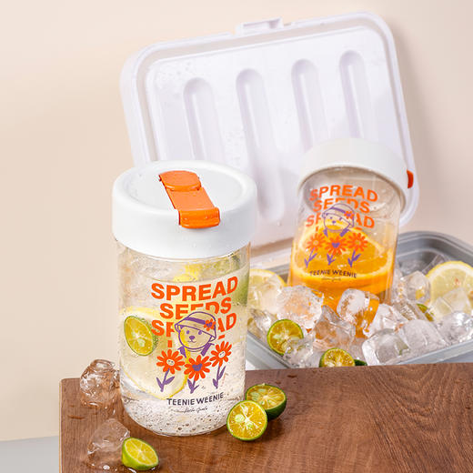 teenieweenie水杯奇妙之旅随行杯儿童便携塑料水壶夏季吸管杯子 商品图5