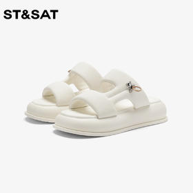 星期六厚底增高空气感沙滩凉拖SS32110E21