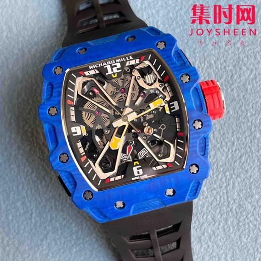 新款理查德米勒 RM35-03 NTPT黑白蓝红全碳纤维系列 男士机械腕表 商品图3