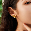 Manreya玛芮雅 “恣意热恋”淡水珍珠铜镀金耳钉法式浪漫小众文艺 商品缩略图2