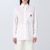 KENZO 高田贤三 女士“BOKE FLOWER”徽章刺绣棉质长袖衬衫 白色 FD52 CH091 9LH 01 商品缩略图0