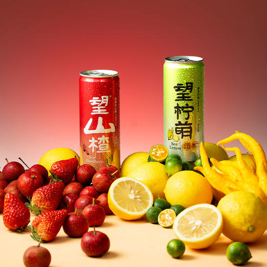望山楂3罐+望柠檬3（330ml) 商品图5