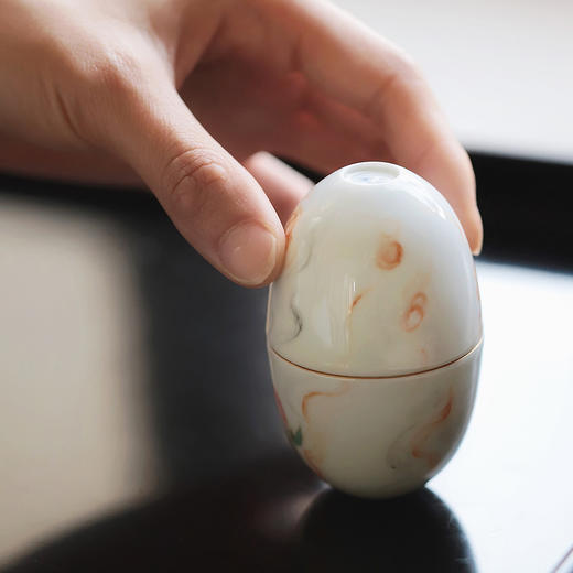 忘言造物/言外/与子成说品杯  景德镇品茗杯手绘陶瓷茶杯单杯 商品图2