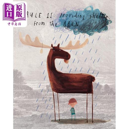 【中商原版】Oliver Jeffers This Moose Belongs To Me 奥利弗杰弗斯绘本 这只驼鹿是我的 儿童绘本 故事图画书英文原版图书 商品图3