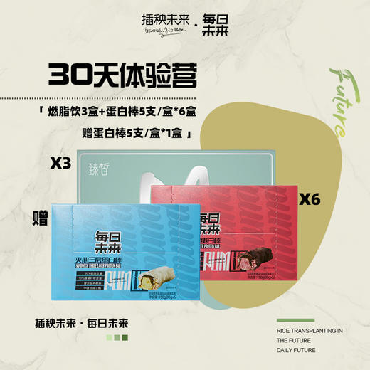 30天体验营 | 臻皙血橙白芸豆果汁饮料3盒+每日未来蛋白棒5支/盒*6盒 [福利品] 商品图0