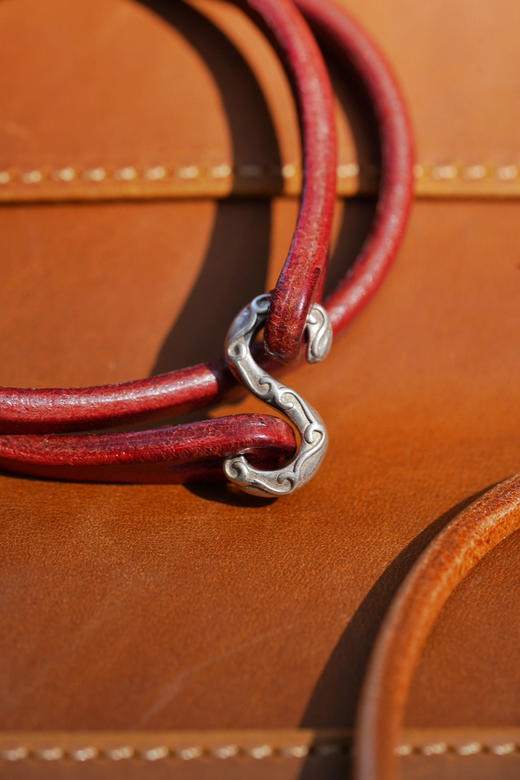 夏日限定｜牛皮银扣手链 商品图9