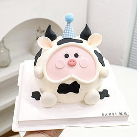 奶牛猪丨奶油蛋糕