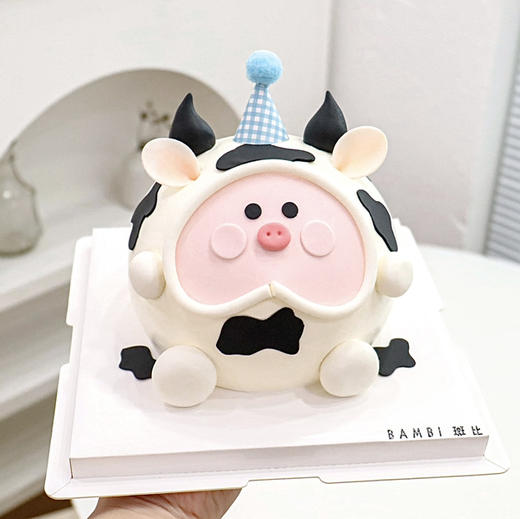 奶牛猪丨奶油蛋糕 商品图0