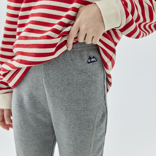 老米优品/🎈【品牌授权】品质系列❤ 2023秋季新款 儿童分割线磨毛打底裤 女童纯色可外穿温暖长裤~ 商品图2