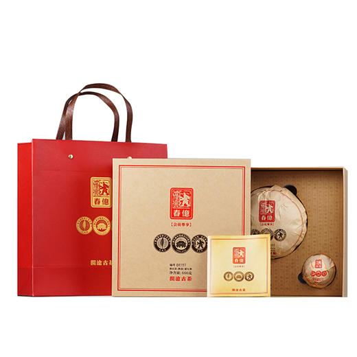 澜沧古茶2018春億金瓜普洱熟茶景迈古树春茶纯料春亿666g 商品图4