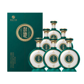 习酒君喜53度酱香白酒整箱500ml*6瓶