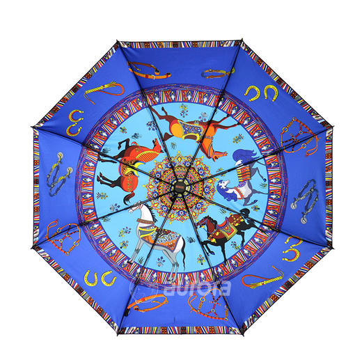 尼罗河畔·真丝大方巾和艺术晴雨伞套装 商品图1