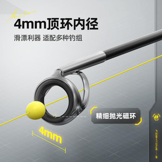 汉鼎矶战矶二代钓竿超轻超硬海竿鱼竿海杆轻量舒适轻硬好抛竿手感 商品图4