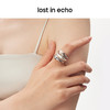 lost in echo原创设计师款轻奢高级流线珍珠三层叠戴组合戒指女 商品缩略图1