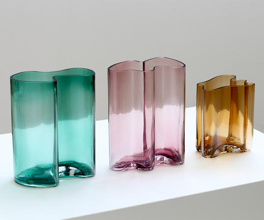 碧轩现代简约创意不规则云朵花瓶居家客厅餐桌软装水培玻璃摆件 商品图7