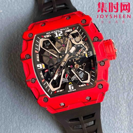 新款理查德米勒 RM35-03 NTPT黑白蓝红全碳纤维系列 男士机械腕表 商品图3