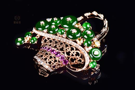 【财源滚滚】花篮胸针    XZ12305088W 商品图3