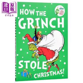 预售 【中商原版】英文原版 Dr Seuss How The Grinch Stole Christmas 苏斯博士系列 圣诞怪杰 儿童绘本 英文原版 进口图书