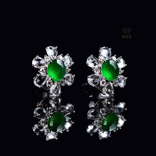 【绽放】】满绿小花耳钉    EZ12306033 商品图1
