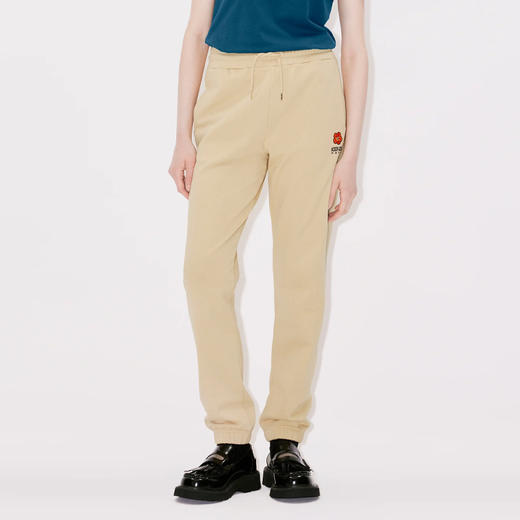 KENZO 高田贤三 女士“BOKE FLOWER”徽章刺绣运动休闲裤 浅黄色 FD52 PA711 4MF 12 商品图1