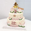 祝寿寿桃老爷爷老奶奶蛋糕 商品缩略图2