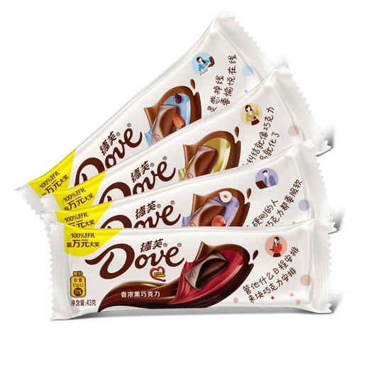 德芙榛仁、巴旦木及葡萄干巧克力 43g 商品图1