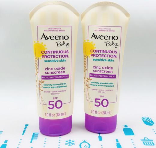 AVEENO 婴幼儿童防晒霜乳液SPF50 88ml（164509） 商品图0