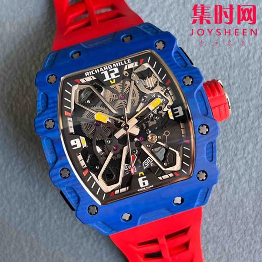 新款理查德米勒 RM35-03 NTPT黑白蓝红全碳纤维系列 男士机械腕表 商品图3