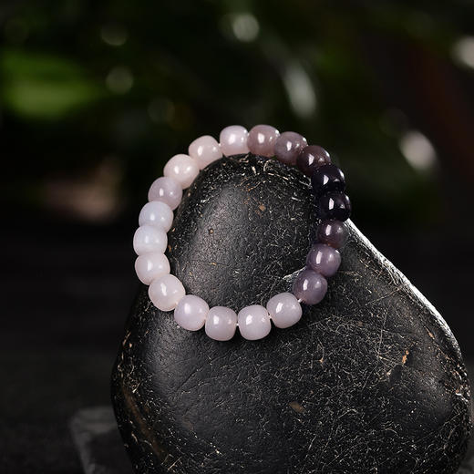 精选温润老熟的和田玉冰底烟紫玉料首饰系列 商品图9