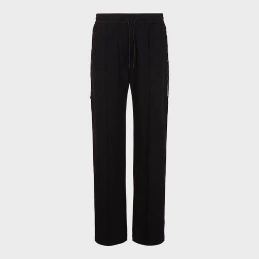 EMPORIO ARMANI 阿玛尼 男士金属徽标休闲运动裤 黑色 6R1PU2 1JHSZ 0999 商品图0