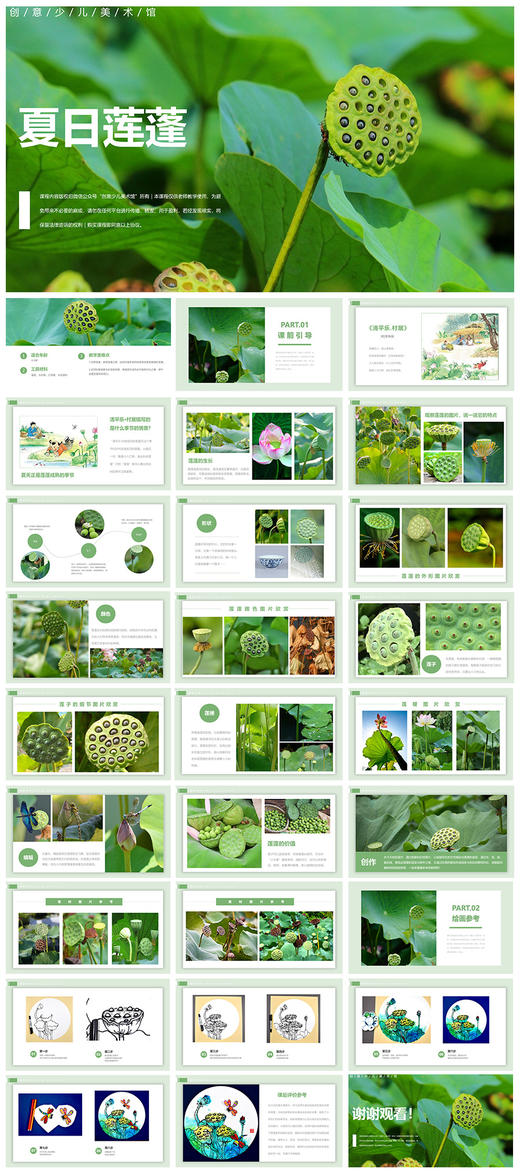 《夏日莲蓬》夏天/夏季/自动发货：下单后，点击手机短信中收到的链接，即可获取文件下载的链接；如有任何问题，可添加客服微信hm33268获得帮助。 商品图1