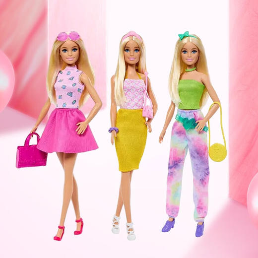 美太芭比娃娃HKB07芭比之时尚搭配礼盒 商品图2