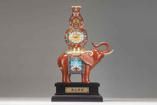 《伟大时刻》铜雕景泰蓝·金钻计时仪 商品图1