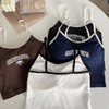 【美式复古！一体式字母吊带抹胸内衣】舒适亲肤，柔软透气，穿上火辣性感，百搭好看，固定杯内搭聚拢外穿百搭裹胸女士 商品缩略图2
