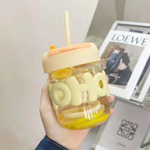「三款配色！双饮口」简约塑料水杯女生便携吸管杯子ins颜值双饮咖啡杯牛奶杯餐饮用具 商品图2