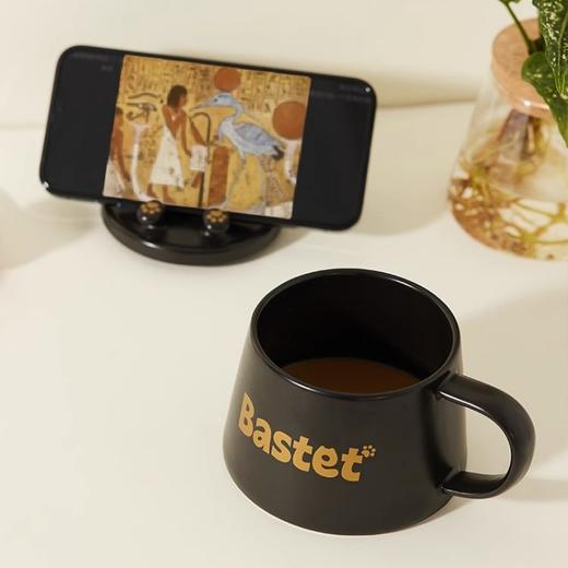 大英博物馆盖亚·安德森猫系列 巴斯特萌猫手机支架陶瓷马克杯400ml 商品图2