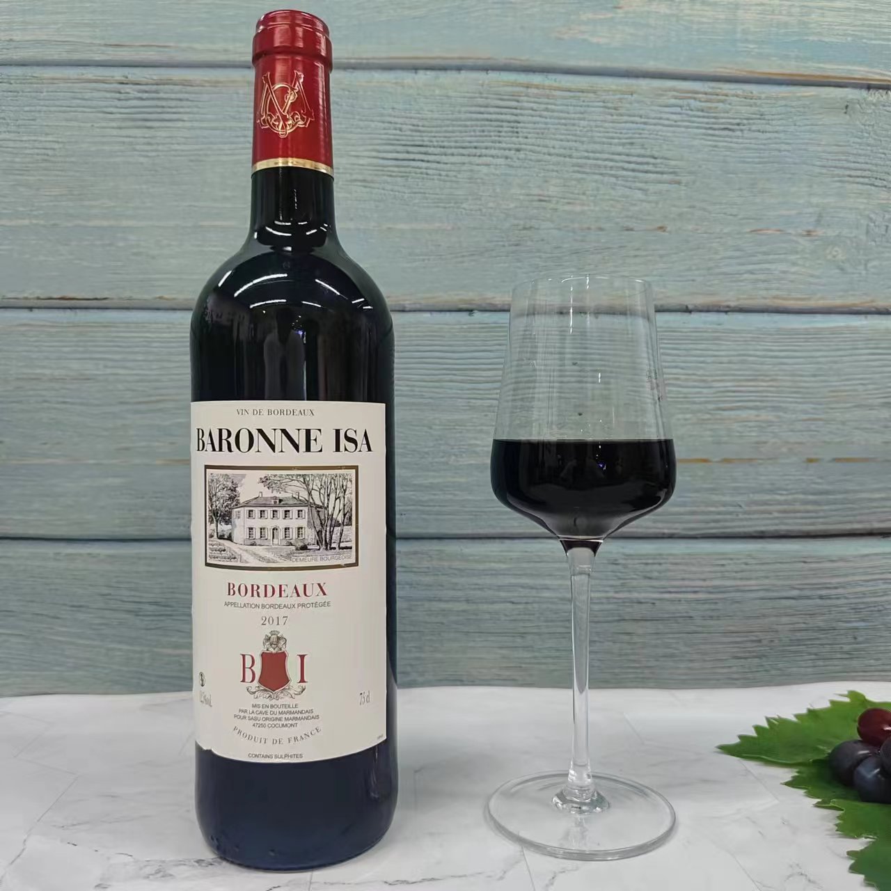 伊莎男爵干红葡萄酒 750ml单瓶装 整箱装