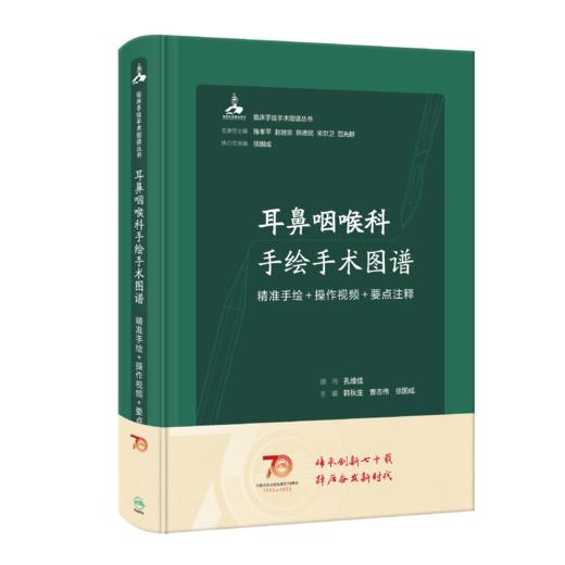耳鼻咽喉科手绘手术图谱——精准手绘+操作视频+要点注释 2023年6月参考书 9787117334303 商品图0