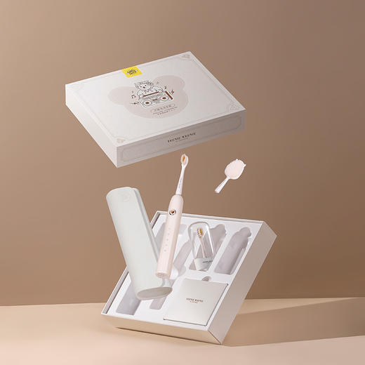 TeenieWeenie小熊声波电动牙刷成人全自动充电礼盒套装TW-T02 商品图3