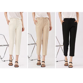 【三色可选】阿菁娜纯色百搭时尚小脚裤F28X310058
