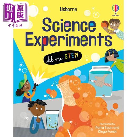 【中商原版】尤斯伯恩 在家也能玩的科学实验 Science Experiments 儿童科学实验指南 物理知识科普 英文原版 进口图书Usborne 商品图0