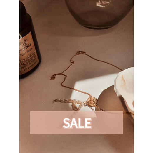 Gisel B 珍珠字母A项链 商品图0