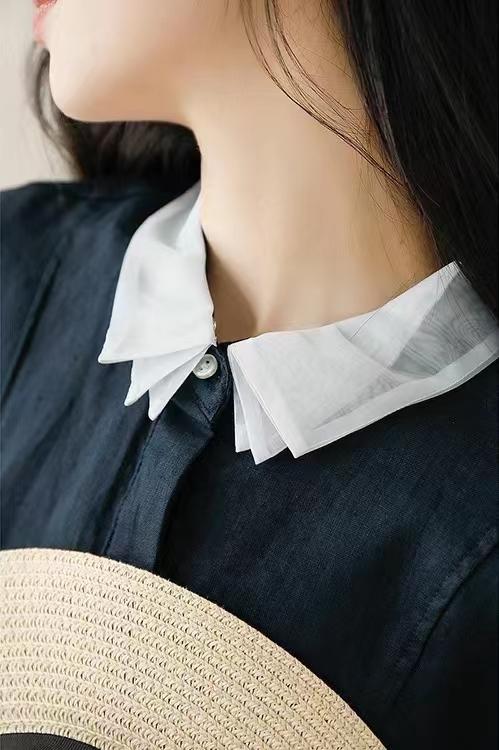 女麻连衣裙8209 商品图7